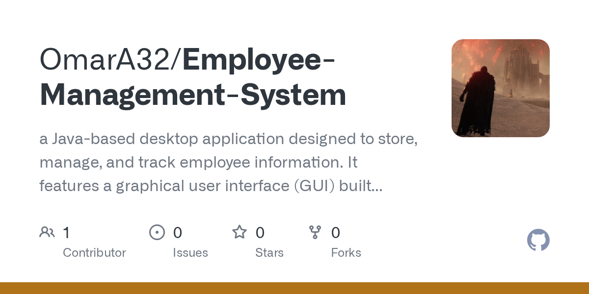 GitHub Project Preview